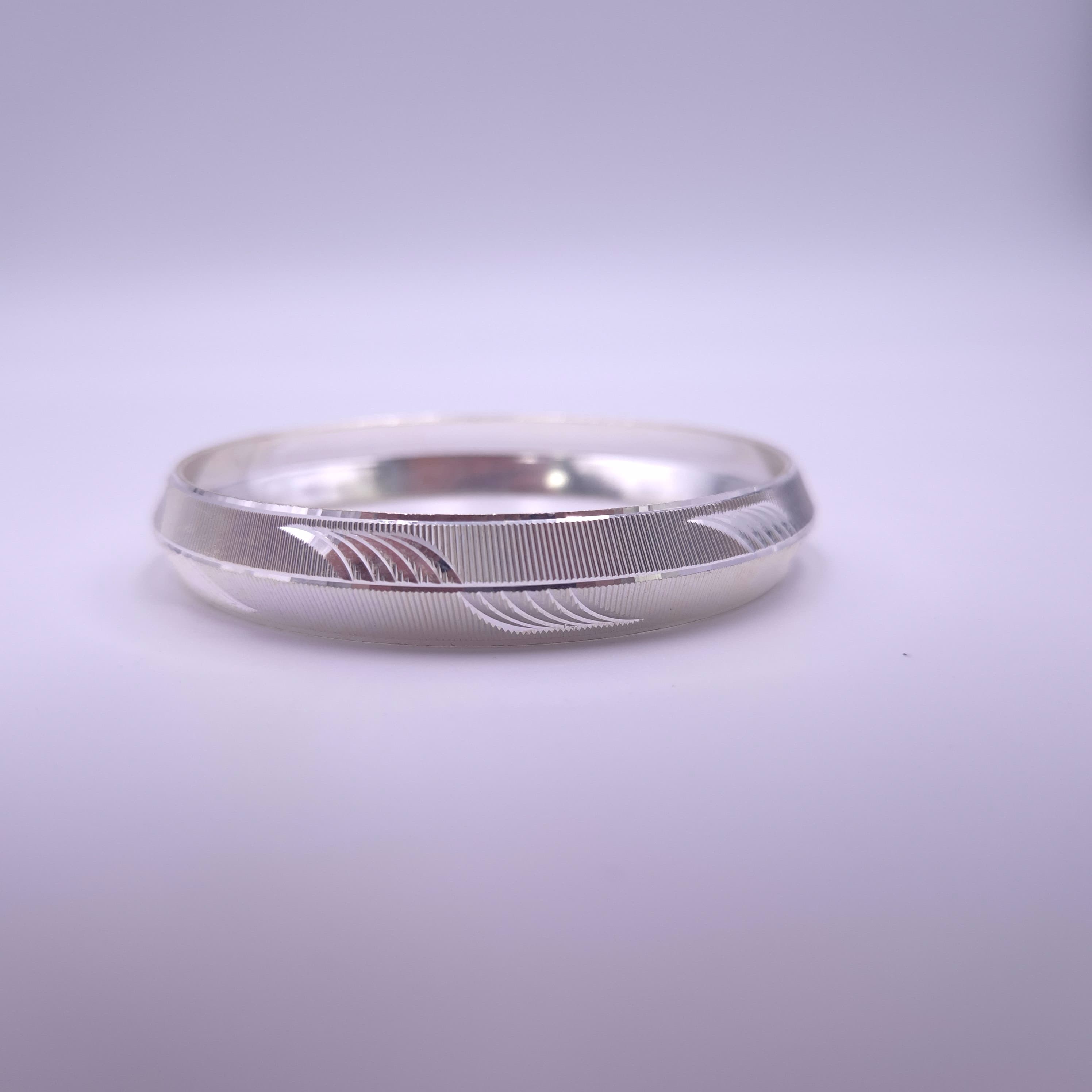 Flowline Silver Kada  K-E31