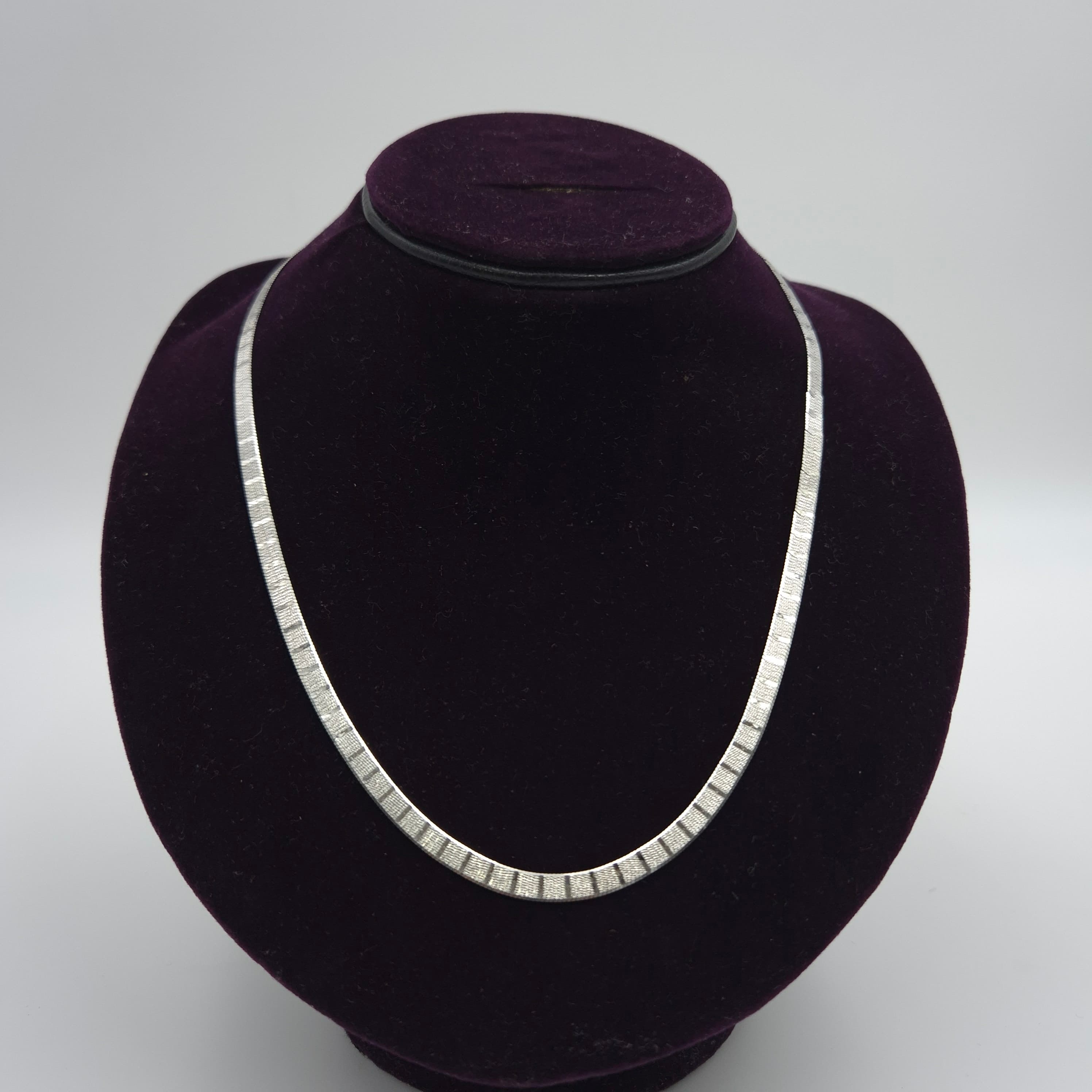 Flat Snake Chain Sterling Silver (C1S20)