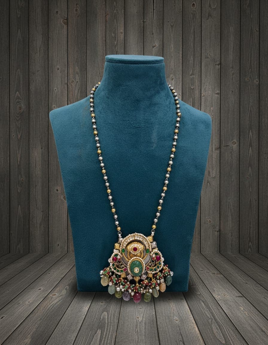 RAJWADI SILVER NECKLACE (NS-83)