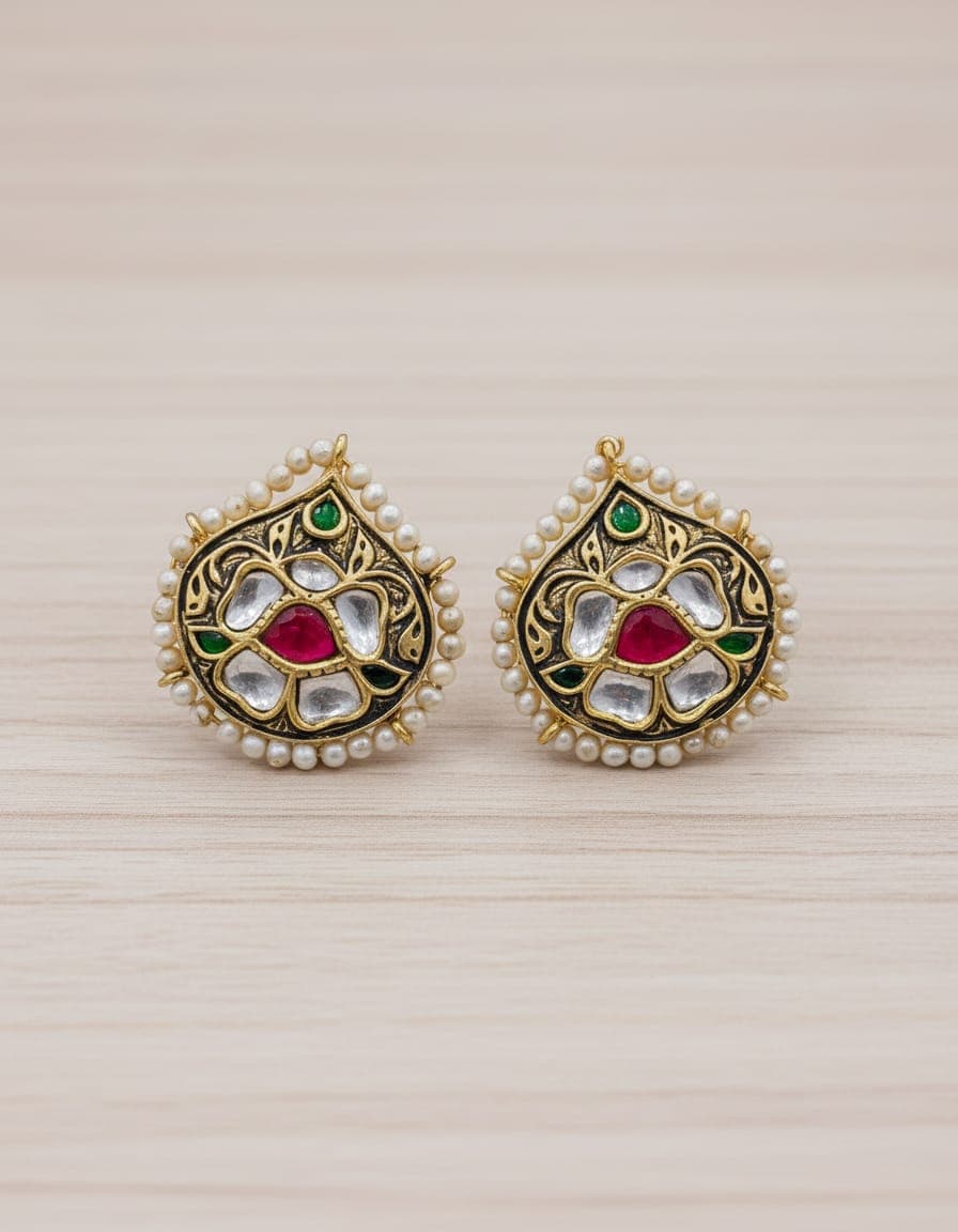 RAJWADI SILVER EARRING (ES-159)